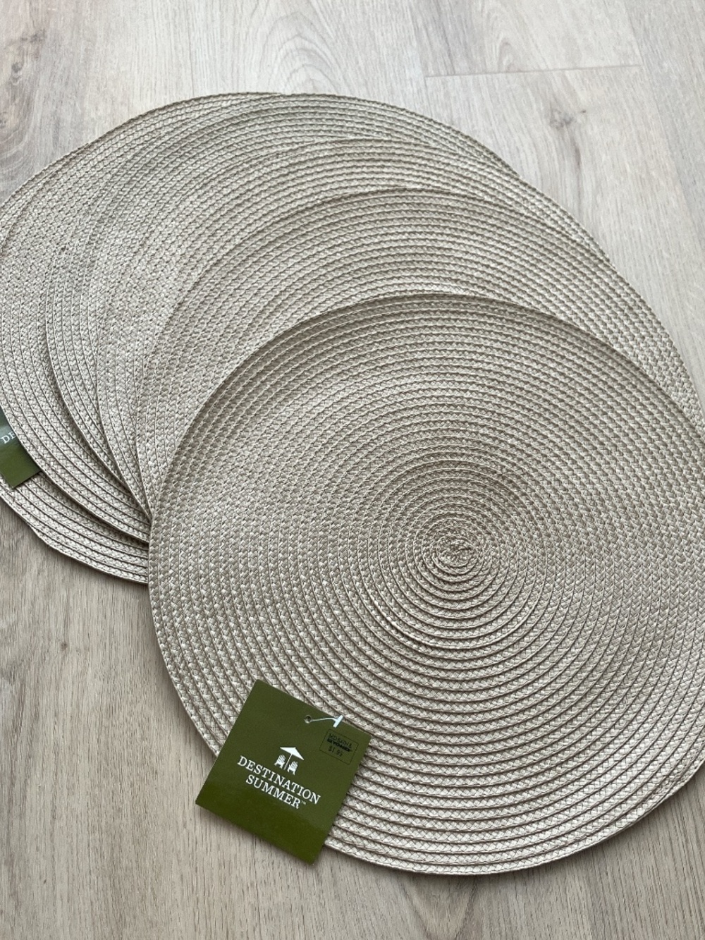 Round Placement 5pcs Woven